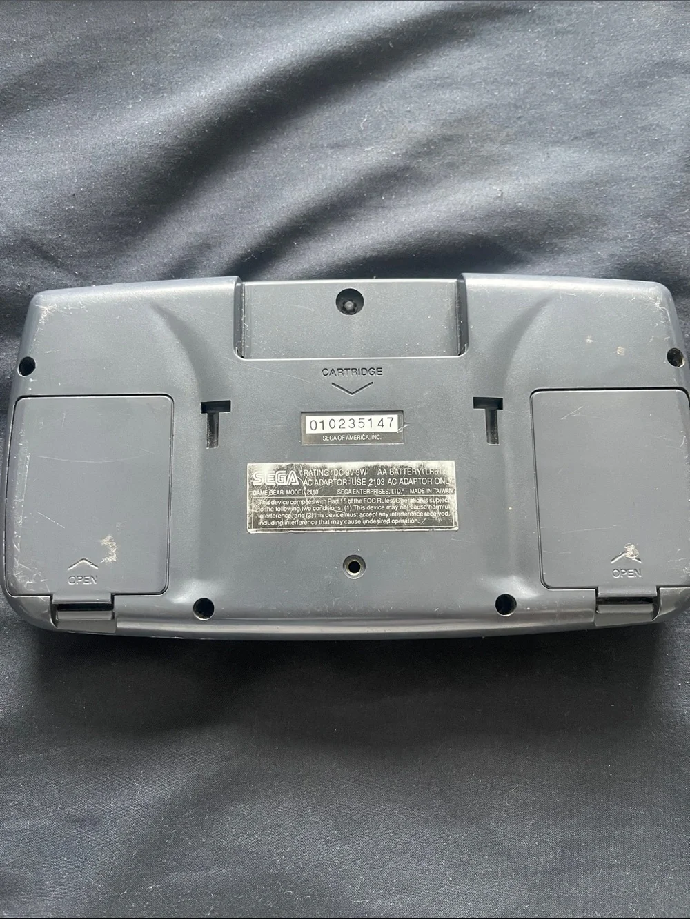Game Gear Portable Handheld Console - Black